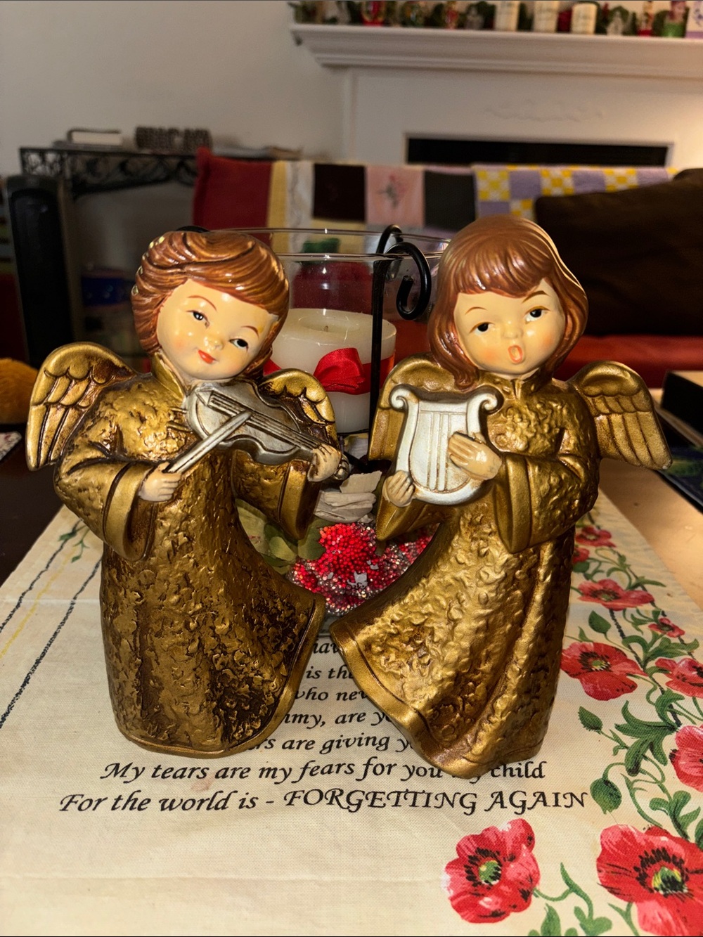 Vintage MCM Japan Gold Angels!
